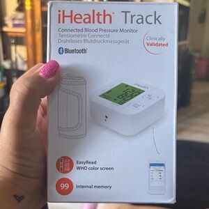 Track White Connected Blood Pressure Monitor